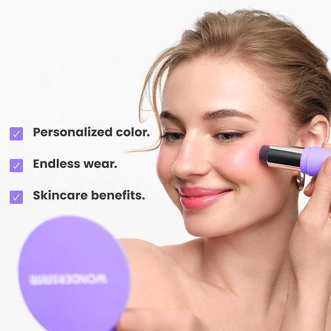 Wonderskin Cream Blush Stick pH-Activated - pHlush Stick, Blush for Cheeks