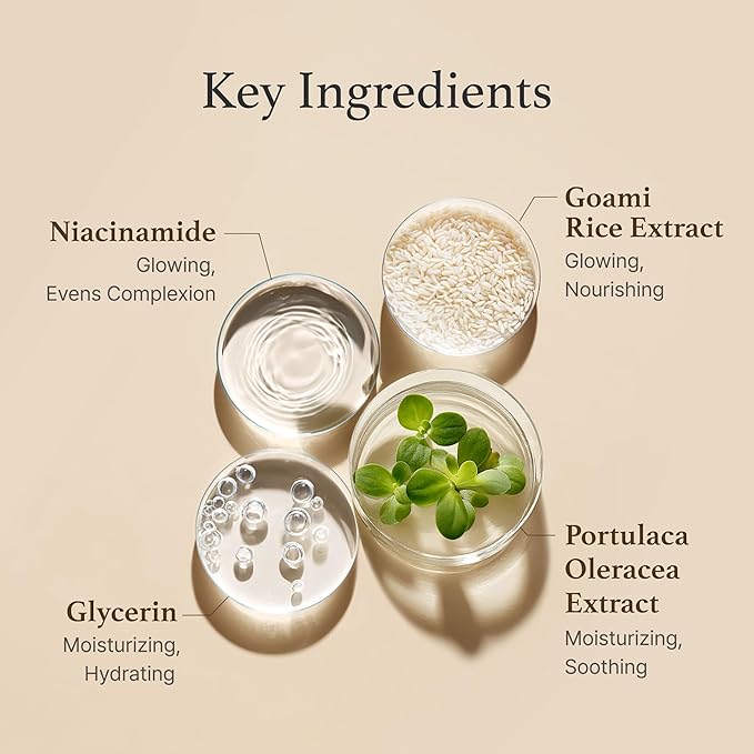 I'm From Rice Toner, 77.78% Rice Extract from Korea, Glow Essence with Niacinamide, Hydrating for Dry Skin, Vegan, Alcohol Free, Fragrance Free, Peta Approved, K Beauty Toner, 5.07 Fl Oz