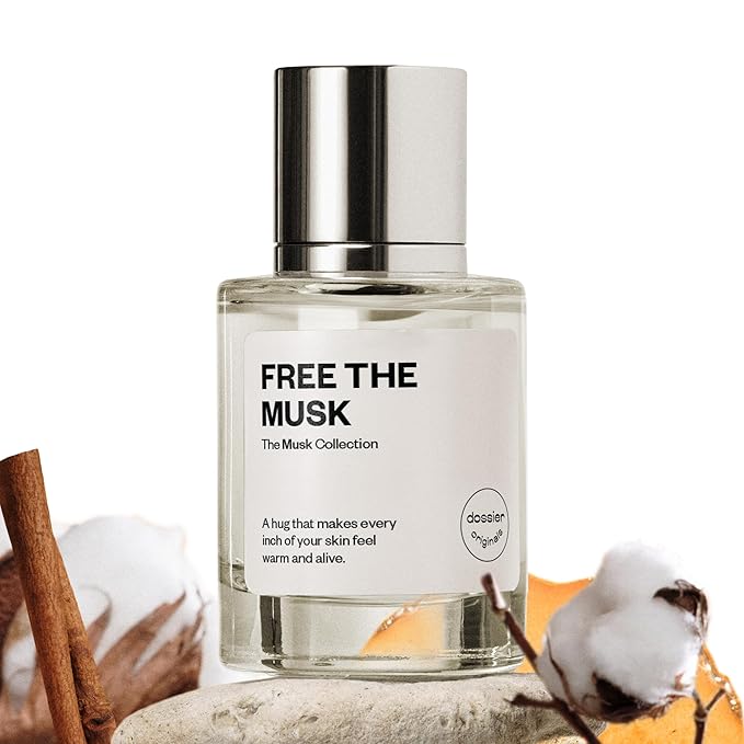 Dossier - Free The Musk - Eau de Parfum - Long-Lasting Clean Skin Musk Fragrance - Unisex - 1.7 fl oz (50ml)