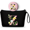 SEAMOON A-Z Gifts for Women Who Have Everything, Makeup Bag with Mirror,Z