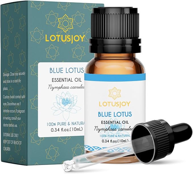 LOTUSJOY Blue Lotus Essential Oil, 100% Pure, for Skin, Diffuser