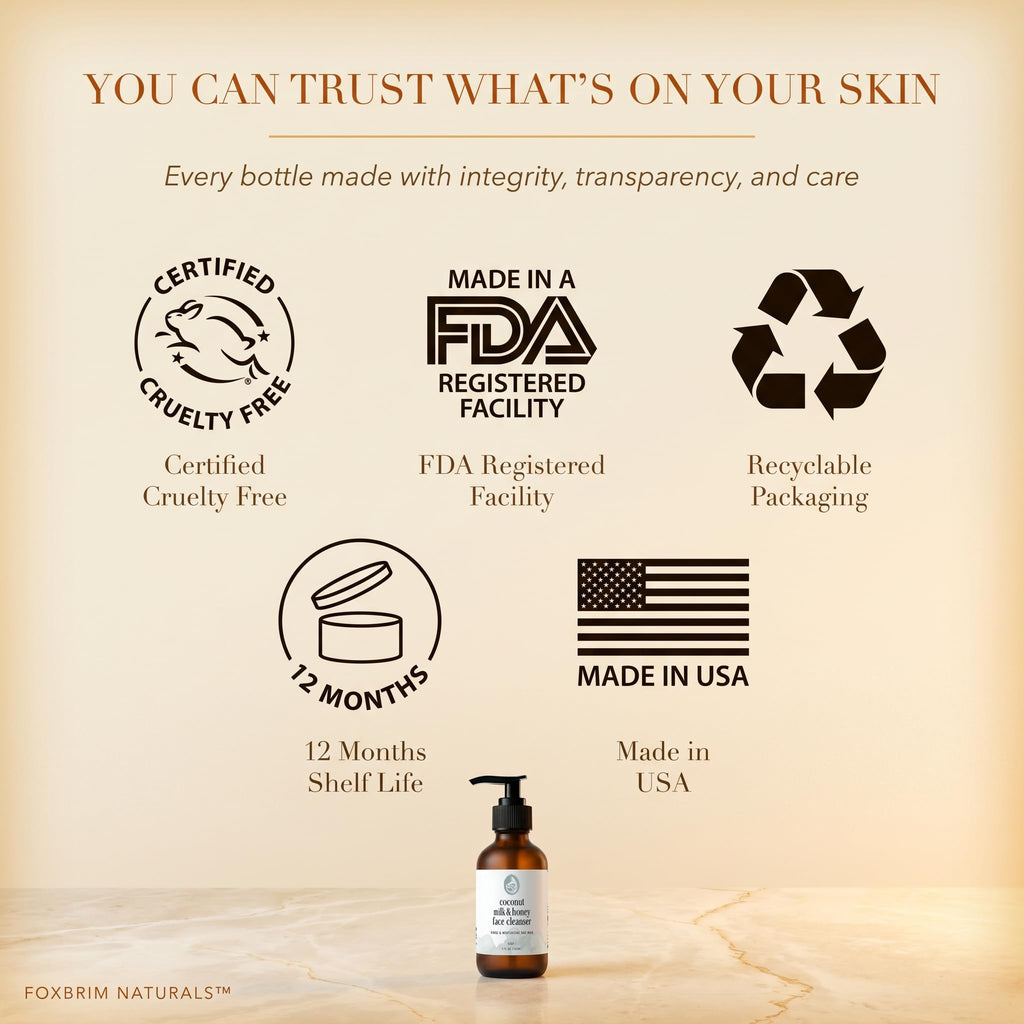 Coconut Milk & Honey Face Wash 4 fl oz – Gentle Hydrating Cleanser for Sensitive to Dry Skin | Fragrance-Free, Non-Drying Formula with Aloe & Jojoba | Ideal for Redness, Dryness & Daily Makeup Removal