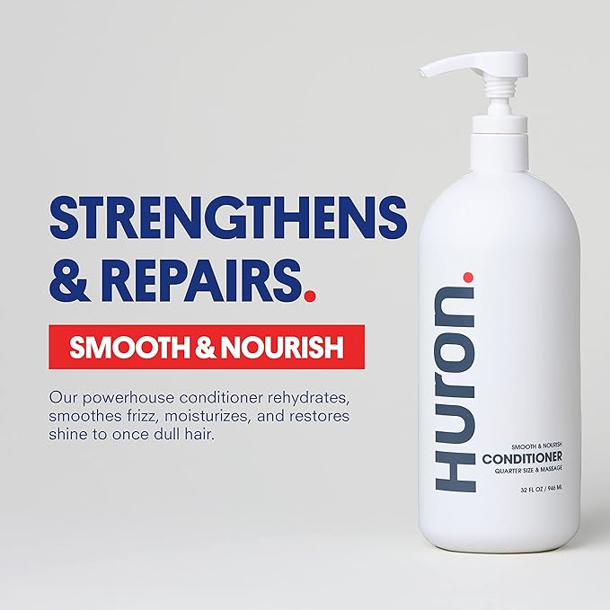 Huron Jumbo Conditioner: Scalp Moisturizing & Hair Strengthening 30.3 Fl Oz