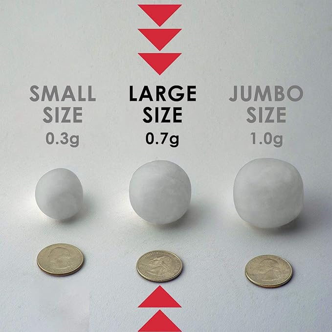 DecorRack 1000 Large Cotton Balls, 100% Pure Cotton, Soft and Absorbent