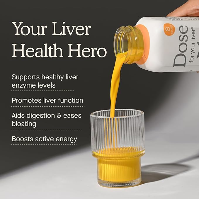 Dose for Your Liver Cleanse Detox & Repair, 16oz Bottle, 6 Pack