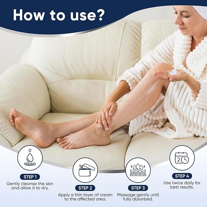VREKEF Urea Cream 40 Percent with 2 Percent Salicylic Acid, Foot & Hand Cream for Dry Cracked Heels, Callus Softener for Feet, Exfoliating Foot Cream for Rough Thick Skin, 5.29 oz