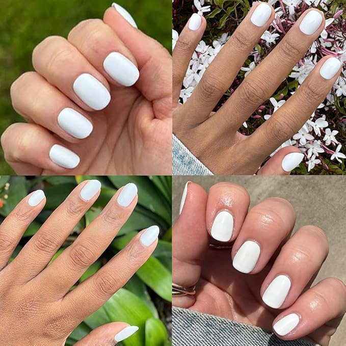 Olive & June Long Lasting Nail Polish, HD Crisp White