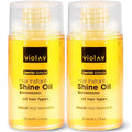 VIOLAV Heat Protectant for Hair - Hair Oil for Frizzy Hair, Damaged, Curly Hair | Hair Growth, Instant Shine, Strong Care Serum for Split Ends Curls - Travel Size, Anti Frizz Control [2 Pack]