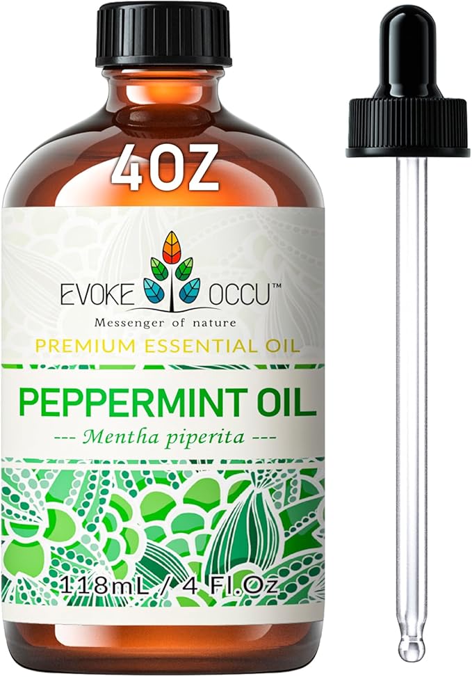 EVOKE OCCU Peppermint Oil for Spray, Hair, Aromatherapy, Diffuser