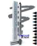 Wonderskin Eyeliner Pencil, 1440 Longwear Blue Glitter Eyeliner Pencil - Waterproof, Sharpenable & Smudge Proof (Oyster Blue)