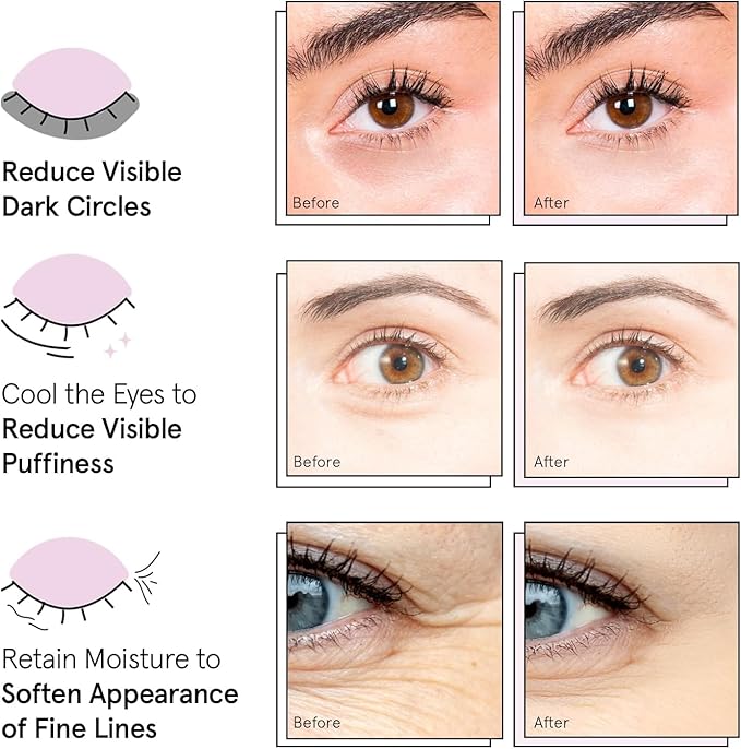 grace & stella Award Winning Under Eye Mask - Birthday Gifts for Women - Gel Eye Patches for Dark Circles, Puffy Eyes, Wrinkles, Undereye Bags - Gifts for Teen Girls - Vegan (48 Pairs, Gold)
