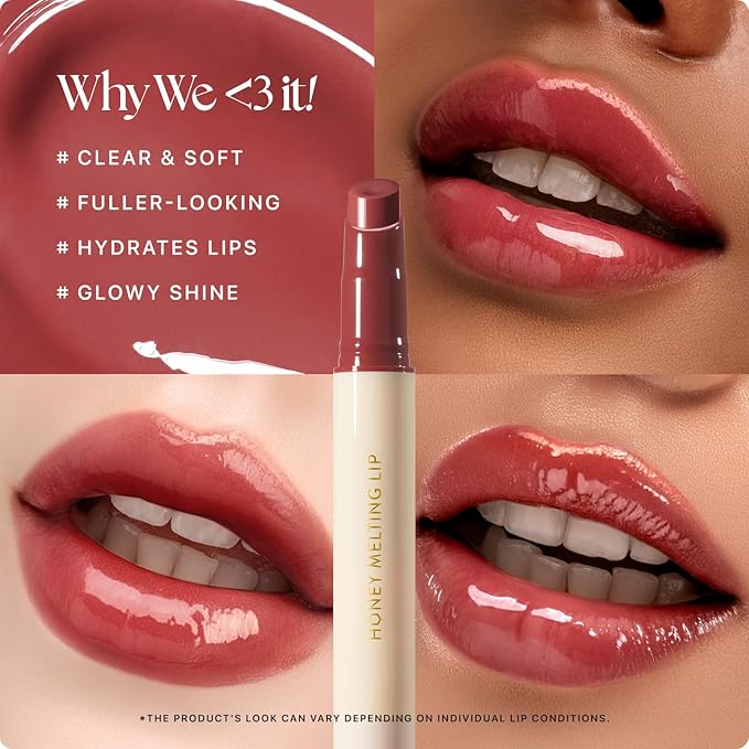 Nature Republic HONEY MELTING LIP (05 PLUM) | SOFT LIP STICK, Hydrating Gloss, Moisturizing balms, Sheer tint, Shine & Glowy Finish, korean make up