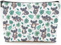 Givotin Small Makeup Bag for Purse Cute Canvas Waterproof Cosmetic Bags for Women Zipper Travel Toiletry Pouch-Koala Makeup Bags