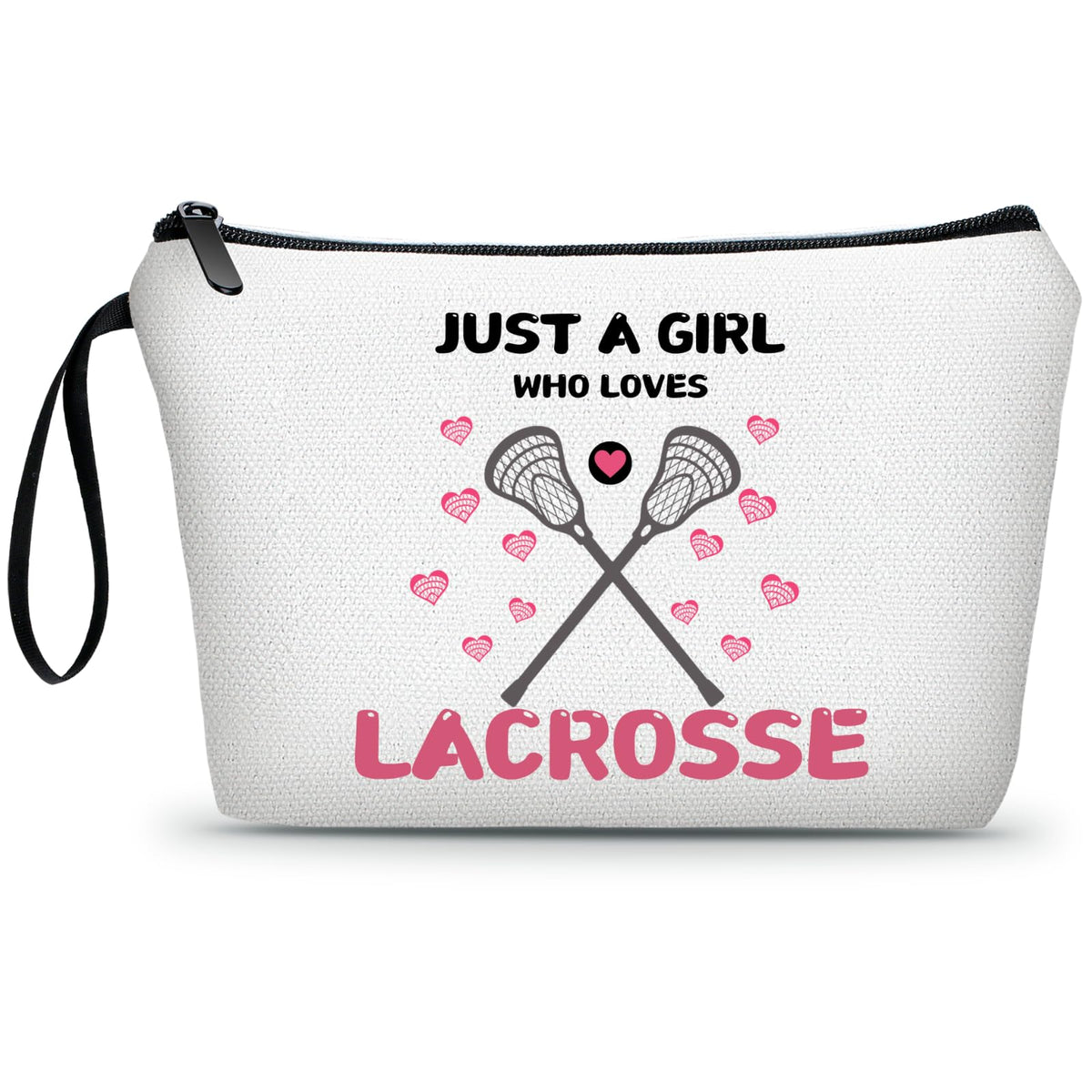 ARIOSEY Bowling Accessories for Women, Travel Makeup Bag with Keychain