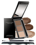 Eyebrow Powder Kit,Waterproof Eye Brow Tinting Filler Palette Set for Women
