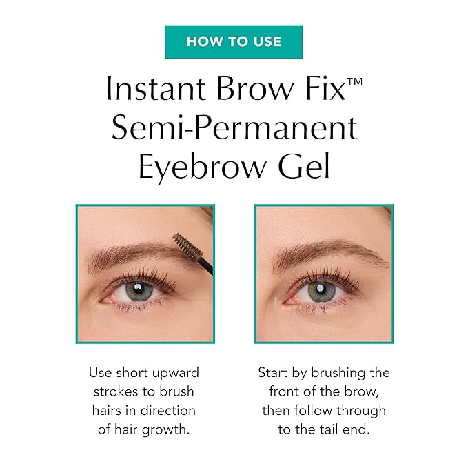Thrive Causemetics Instant Brow Fix Eyebrow Gel, Soft Black Shade