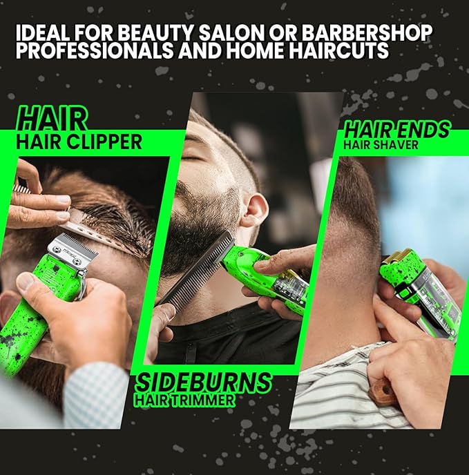 DSP 3-in-1 Hair Clipper Trimmer Shaver Kit for Men, Travel Case Cordless