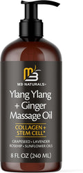 Lymphatic Drainage Oil for Massage Therapy with Ylang Ylang by M3, 8Fl Oz