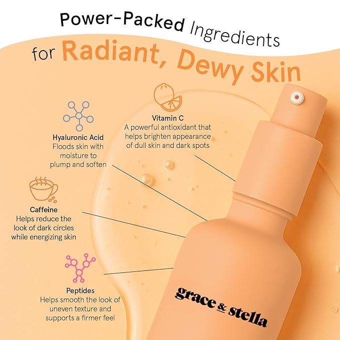 grace & stella Vitamin C Serum for Face (50ml /1.7 fl oz)