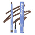 Alleyoop Eyebrow Pencil Swift Brow with Sharpener, Matte Finish, Dark Brown