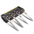 JASON Dog Grooming Scissors Kit - Professional 6 in 1 Shears 7.5" Rosegold