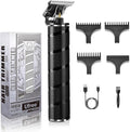 Ufree Mens Beard Trimmer, Zero Gapped T Blade Liners, Cordless Hair Clippers, Electric Razor Shavers for Men, Grooming Kit for Hair Cutting, Gifts for Men(Black)