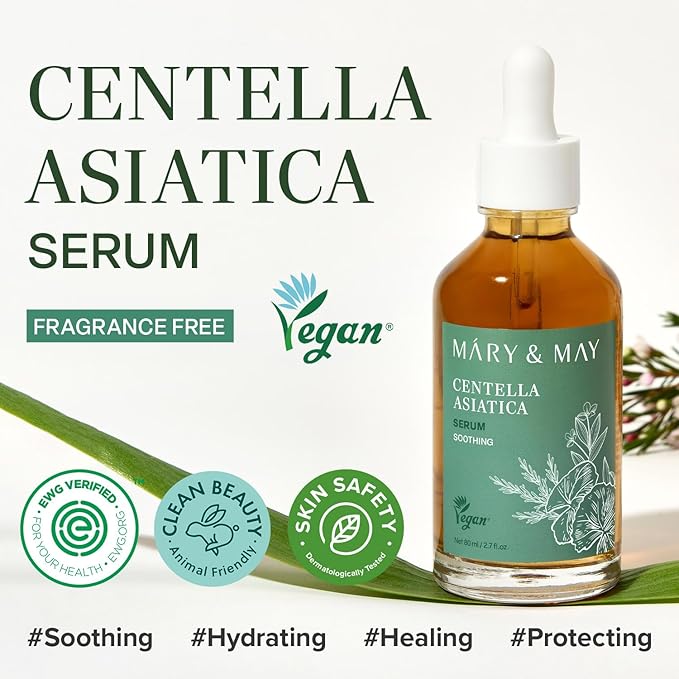 Mary&May Centella Asiatica CICA Serum 95%, Value Size, 2.71 fl.oz