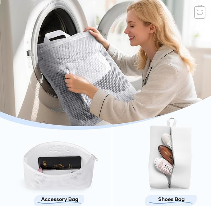 1/2/6/8/9/10/11 Set Compression Packing Cubes Garment Bags Garment Bag for Travel Essentials,White