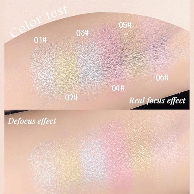 Gold Brown Champagne Shimmer Glitter Sparkling Monochrome Eyeshadow Palette,Metallic Single Eye Shadow for Older Women,Long Lasting Naturing-Looking Eye Makeup