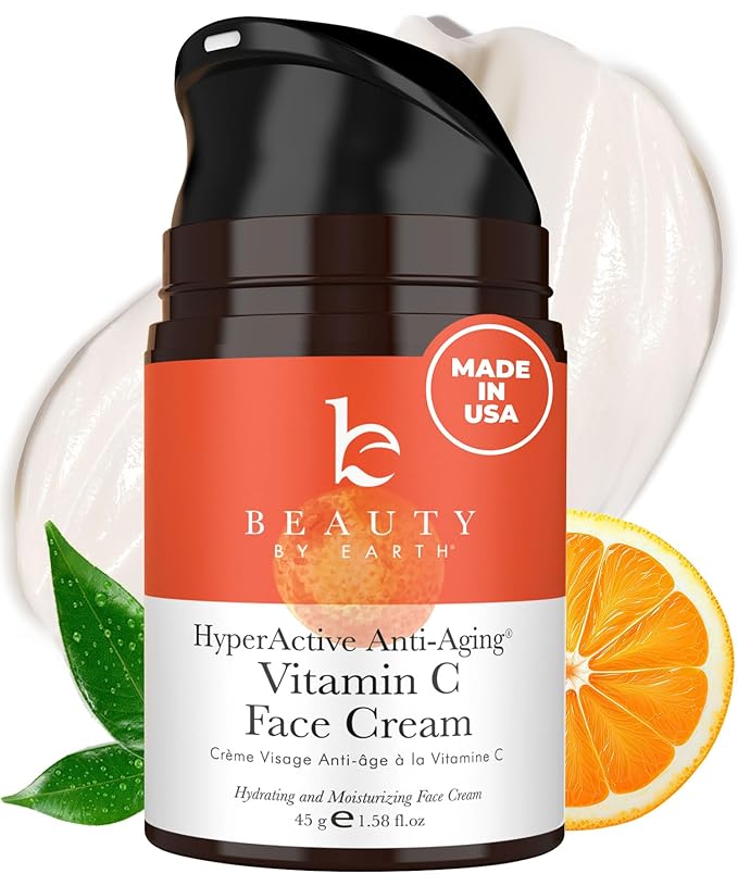 Vitamin C Face Cream - USA Made with Organic & Natural Ingredients