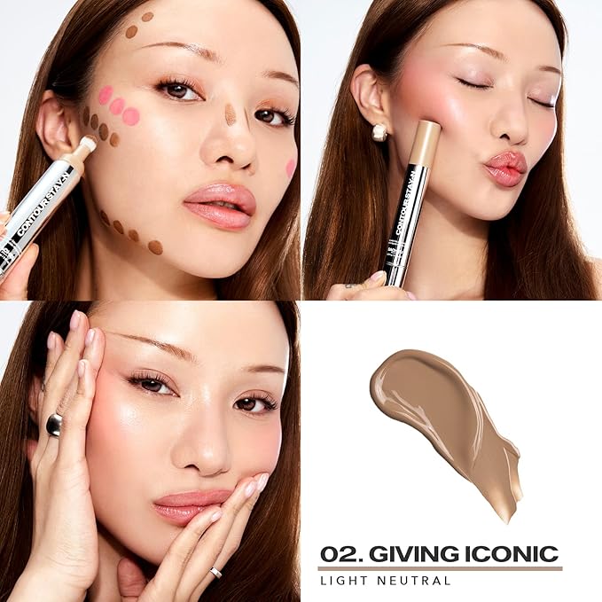 Sacheu Liquid Contour STAY-N Cream Contour, Longwear, Giving Iconic