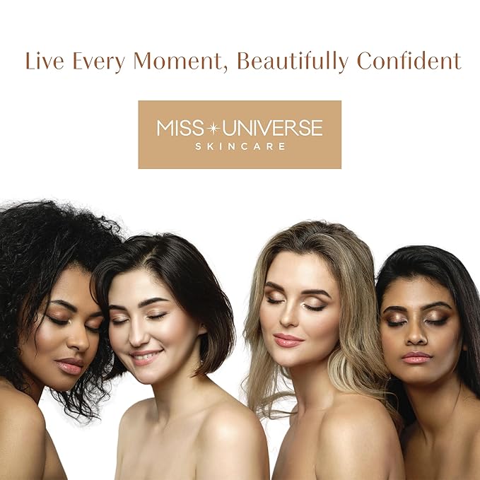 Miss Universe Skincare Satin and Silk Exfoliating Cleanser 1.76 oz, Hydrating Facial Cleanser for Women and MenFacial Skin Care Product with Bamboo Beads, Exfoliating Face Wash for Women and Men