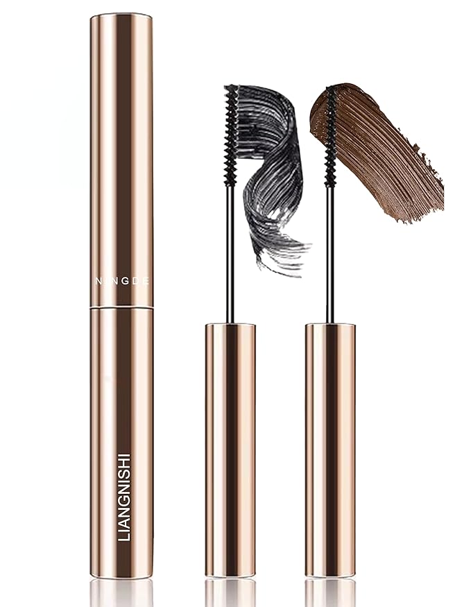 Black & Brown Tubing Mascara for Older Women, Lengthening & Volumizing