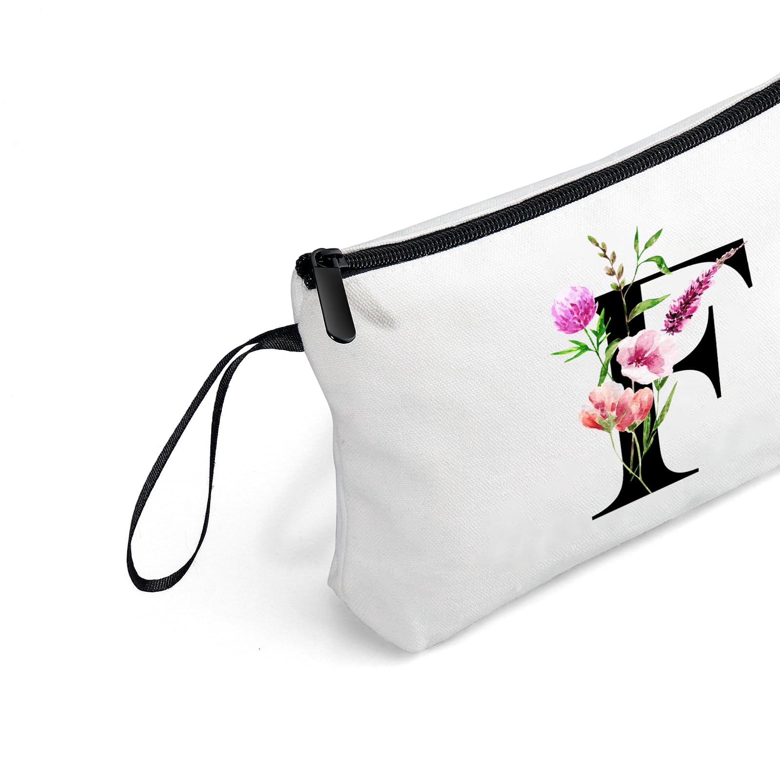 Birthday Friendship Womens Bridesmaid Proposal Coolest Gifts for Sister Teacher Coworkers Bride Personalized Travel Makeup Cosmetic Bag with Mirror Valentines Mothers Day Christmas Graduation F