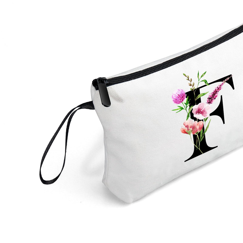 Birthday Friendship Womens Bridesmaid Proposal Coolest Gifts for Sister Teacher Coworkers Bride Personalized Travel Makeup Cosmetic Bag with Mirror Valentines Mothers Day Christmas Graduation F