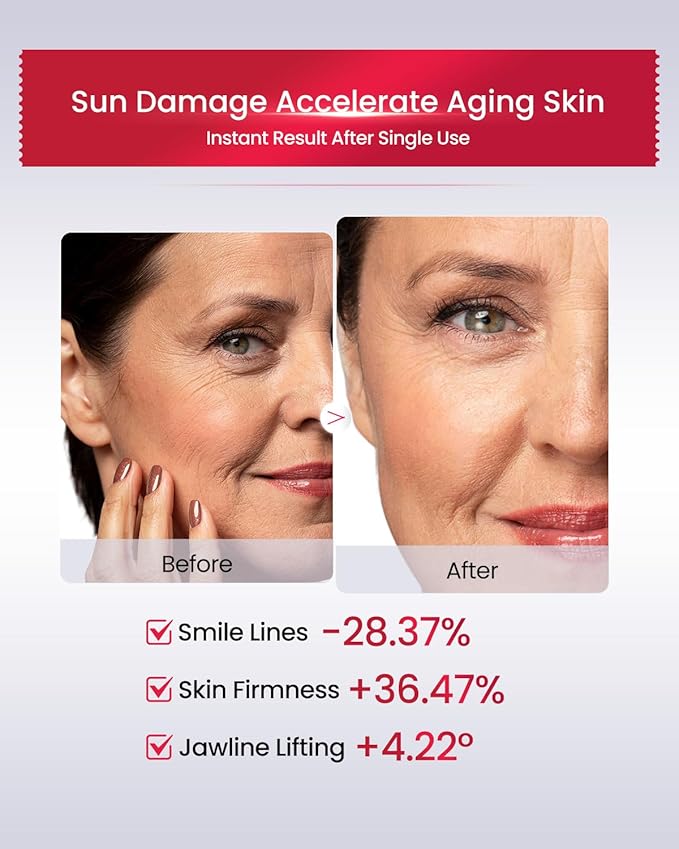 AMIRO Microcurrent Facial Device with Red Light & Infrared, At-Home LED Beauty Device Designed for Skincare Use, Works with PDRN Serum