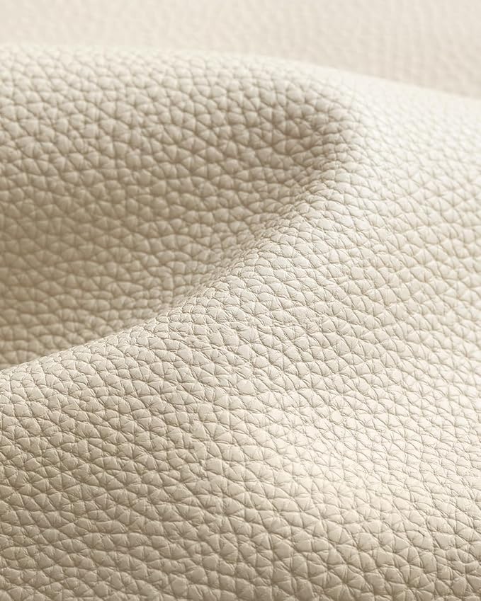 EACHY Travel Makeup Bag, Lychee Leather Large Capacity Cosmetic Bag for Women, Open Flat Toiletry Bag with TPU Brush Compartment, Waterproof Skincare Organizer Travel Essentials