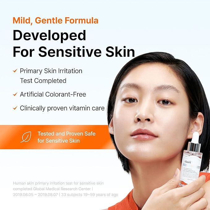 DearKlairs Vitamin C Serum | Dark Spot Care for Sensitive Skin, 1.18 fl oz