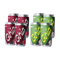 Ghia Non Alcoholic Le Spritz, Lime + Salt & Soda Combo 8-Pack