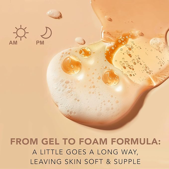 Face Wash Gel - Gentle Formula, USA Made with Organic & Natural Ingredients