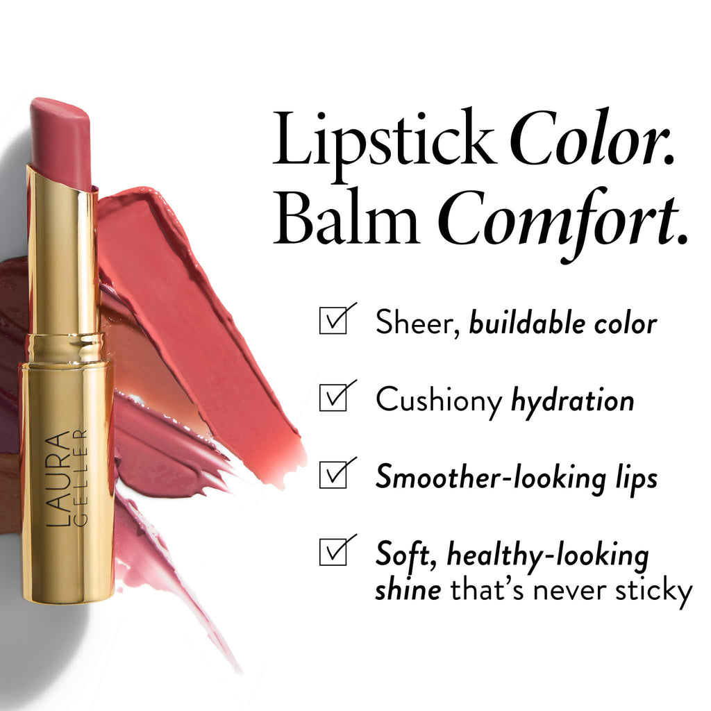 LAURA GELLER Jelly Balm Tinted Hydrating Lip Balm – Pink About It