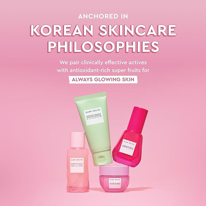 Glow Recipe Cloudberry Brightening Essence Toner, Korean Brightening Essence, Hydrating Rice Water + 5% Glycerin, CoQ10, Vitamin C & E, Barrier Support, Even Tone (75ml)