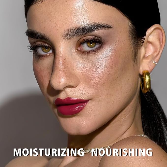 MAKI YIKA Moisture Dark Berry Lipstick for Women Hydrate Tinted Lip Balm