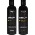 Ultrax Labs Hair Surge Shampoo and Hair Solaye Conditioner Bundle (8 fl oz) | Thickens Hair, Reduces Breakage, Promotes Growth, Strengthens Follicles | For Men and Women