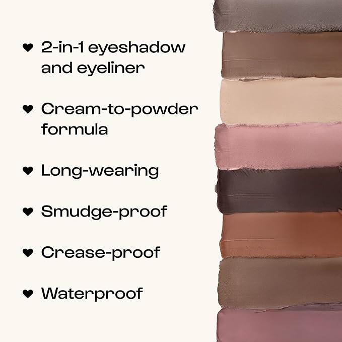 ALLEYOOP 11th Hour Cream Eyeshadow and Liner Stick, Dark Chocolate Matte