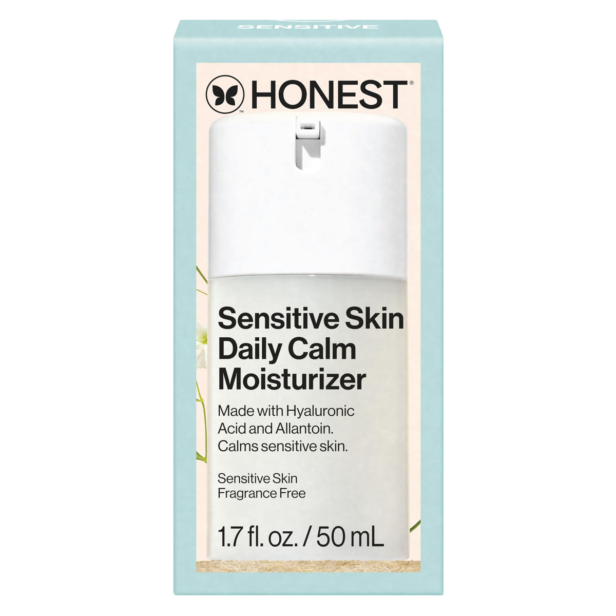 Honest Beauty Sensitive Skin Daily Calm Lightweight Moisturizer, 1.7 fl oz