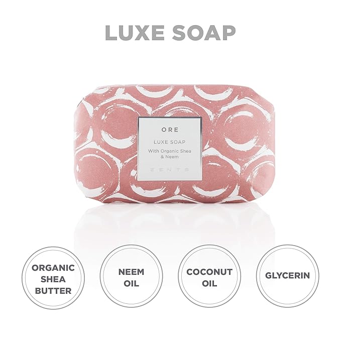 Zents Triple-Milled Luxe Bar Soap (Ore Fragrance) 5.7 oz