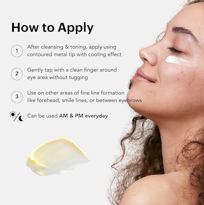 Knours. Dark Circle And Wrinkle-Freeze Peptide Eye Cream | Puffiness Fines Lines | One Perfect Plumping + Firming | Hyaluronic Acid + Vitamin C + Shea Butter | Vegan Korean