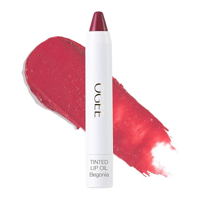 Ogee Tinted Sculpted Lip Oil, BEGONIA