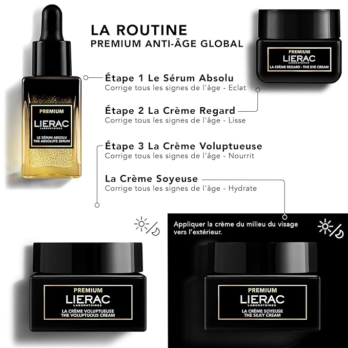 Lierac The Silky Cream Refill - Corrects all the Signs of Aging Face Cream with Niacinamide & Hyaluronic Acid, Hydrates, Firms & Smooths Skin, Refill - 50ml Jar